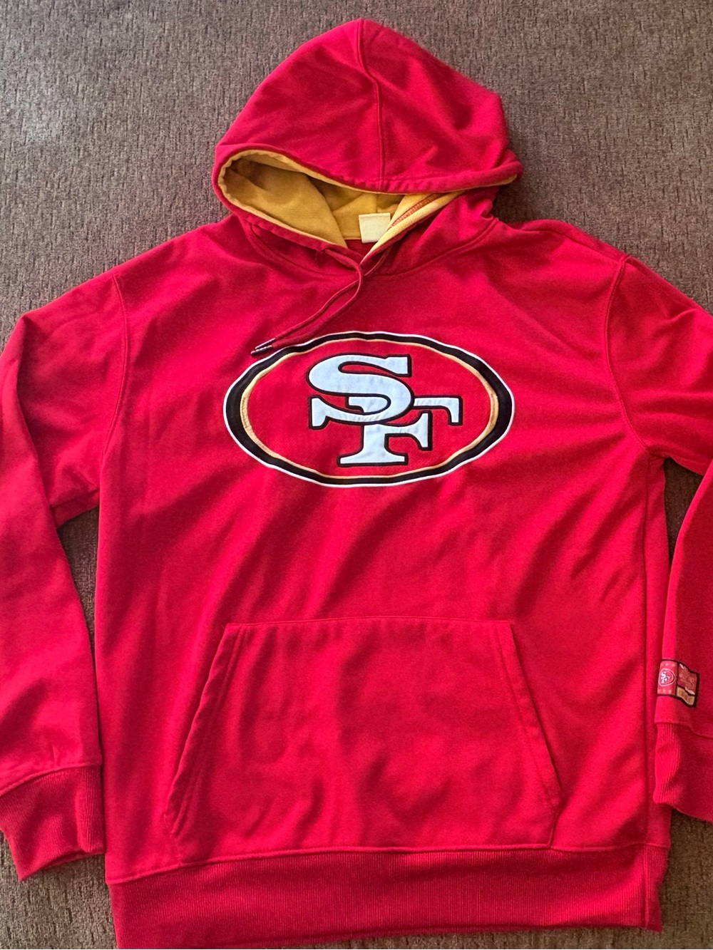 San Francisco 49ers Red Pullover Hoodie men’s medium